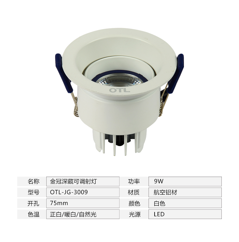 金冠深藏可调射灯 金冠深藏可调射灯